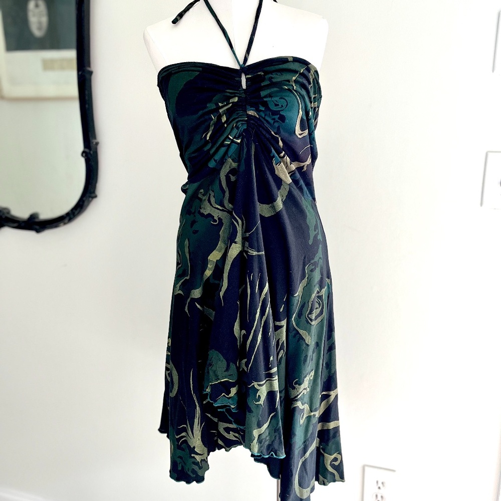 Victoria Keen New York Black Print Dress